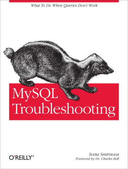 Smirnova MySQL troubleshooting: what to do when queries dont work