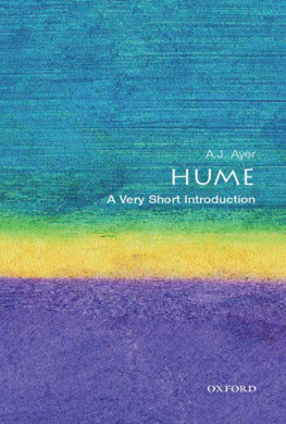 Hume David - Hume: A Very Short Introduction