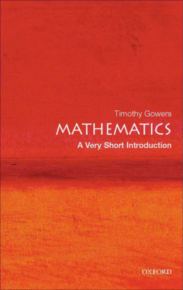 Timothy Gowers - Mathematics: A Very Short Introduction