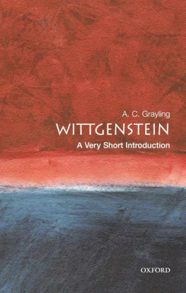 Wittgenstein Ludwig - Wittgenstein: A Very Short Introduction