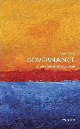 Mark Bevir - Governance: A Very Short Introduction