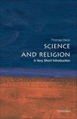 Dixon - Science and Religion: A Very Short Introduction