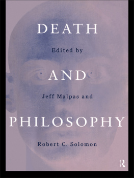 Jeff Malpas - Death and Philosophy