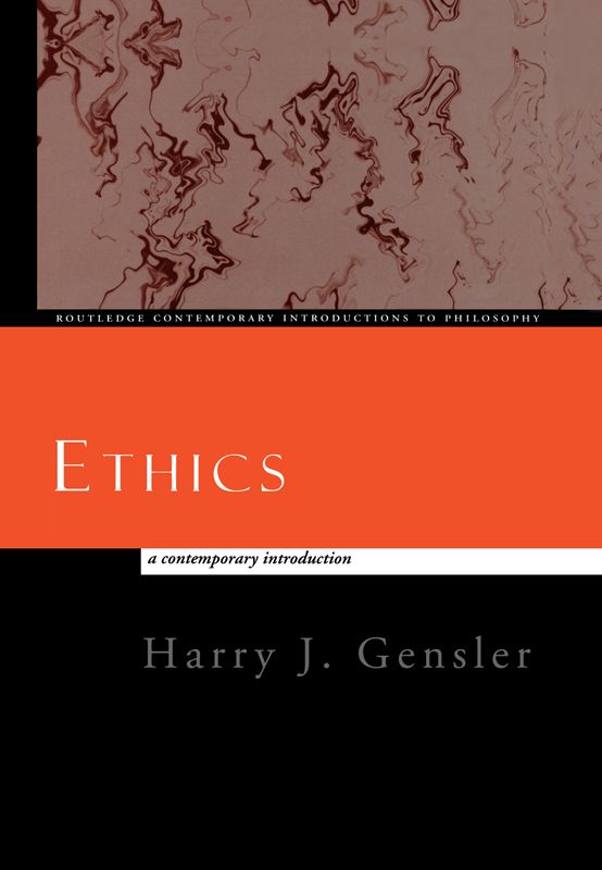 ETHICS An excellent text It involves the student in thinking about ethics and - photo 1