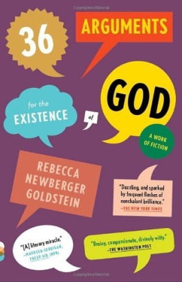 Rebecca Goldstein - 36 Arguments for the Existence of God: A Work of Fiction