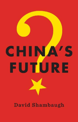 Shambaugh - Chinas Future