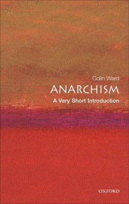 Colin Ward Anarchism: A Very Short Introduction