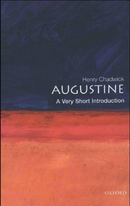 of Hippo Saint Augustine Augustine: A Very Short Introduction
