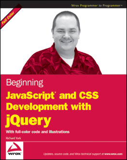 York - Beginning JavaScript and CSS Development with jQuery
