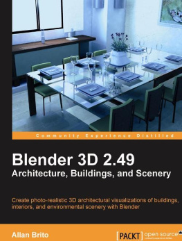 Brito Blender 3D 2.49 Architecture, Buidlings, and Scenery