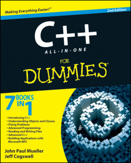 Cogswell - C++ All-In-One Desk Reference For Dummies