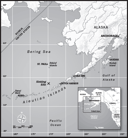 Map by Steve Walkowiak M ayday Mayday Mayday This is the Alaska Ranger - photo 1