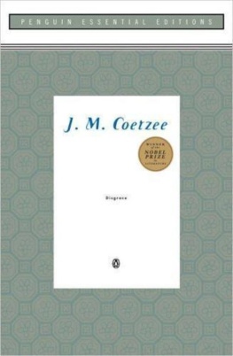 J. M. Coetzee Disgrace