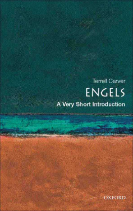 Terrell Carver - Engels: A Very Short Introduction