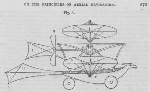 2 One of the more ambitious designs in 1843 by the pioneer of aeronautics the - photo 4