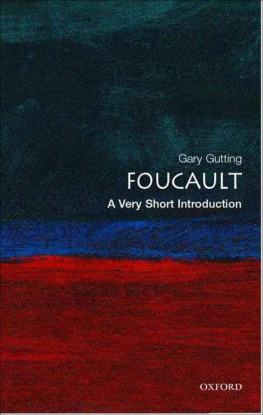 Foucault Michel - Foucault_A Very Short Introduction