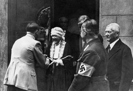 5 Hitler meets Elizabeth Nietzsche at the Nietzsche Archive Weimar 1935 6 - photo 8