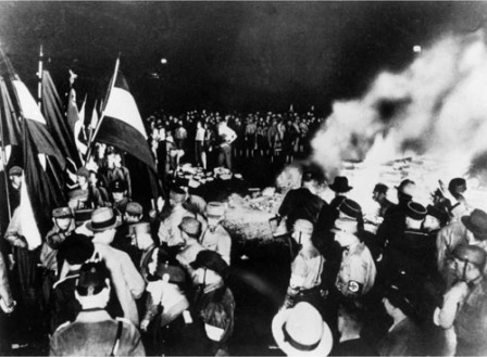 7 Book burning Berlin 10 May 1933 8 Heidegger at a public demonstration - photo 10