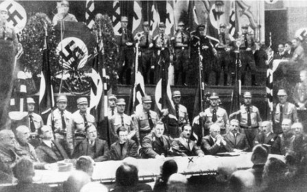 8 Heidegger at a public demonstration of support for Nazism by German - photo 11