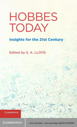 Lloyd - Hobbes Today: Insights for the 21st Century