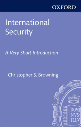 Christopher S. Browning - International Security: A Very Short Introduction