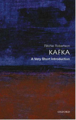 Kafka Franz - Kafka: A Very Short Introduction