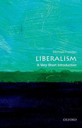 Michael Freeden - Liberalism: A Very Short Introduction