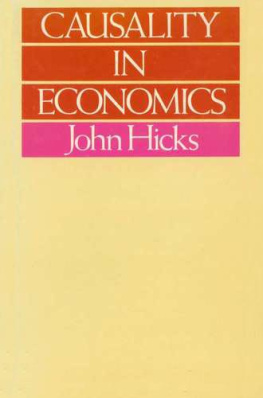 John Hicks - Causality in Economics