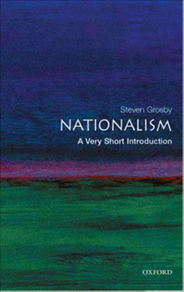 Steven Grosby Nationalism: A Very Short Introduction