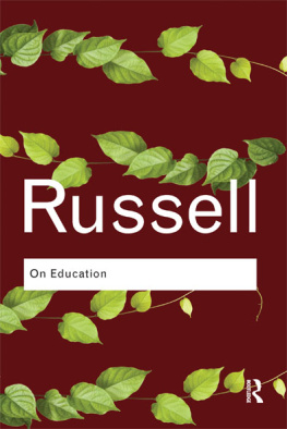 Russell - On education [recurso electrónico]