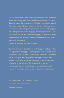 Heidegger Martin - Plato and Heidegger: a question of dialogue