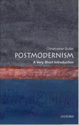 Butler - Postmodernism: A Very Short Introduction