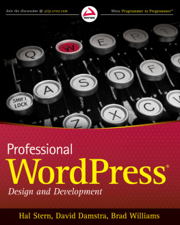 Stern Hal Jane - Professional WordPress: design and development