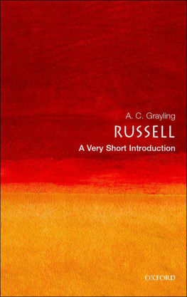 Russell Bertrand - Russell: A Very Short Introduction