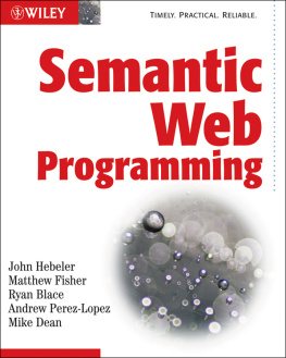 Blace Ryan - Semantic Web Programming