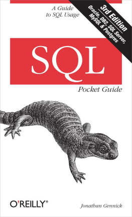 Gennick SQL Pocket Guide