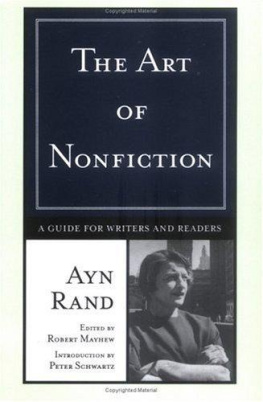 Rand Ayn - The art of nonfiction: a guide for writers and readers