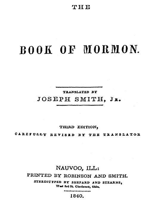 Table of Contents PENGUINCLASSICS THE BOOK OF MORMON Founder of the religious - photo 1