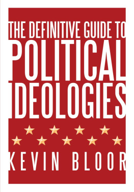 Kevin Bloor The Definitive Guide to Political Ideologies