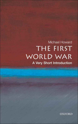 Howard - The First World War: A Very Short Introduction