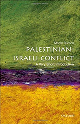 Martin Bunton - The Palestinian-Israeli Conflict_A Very Short Introduction