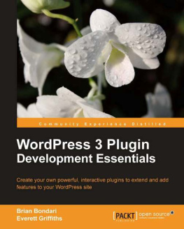 Griffiths - WordPress 3 Plugin Development Essentials