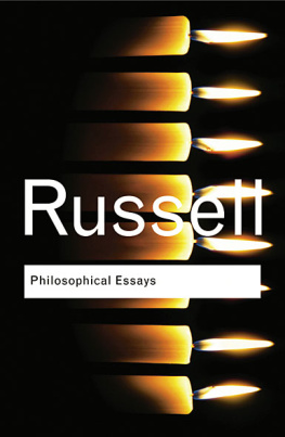 Russell - Philosophical Essays