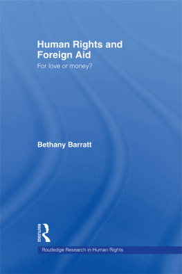 Barratt - Human Rights and Foreign Aid