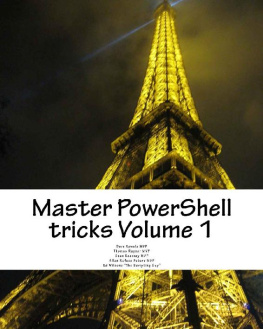 Dave Kawula & Thomas Rayner & Sean Kearney & Allan Rafuse - Master PowerShell tricks (Volume 1)