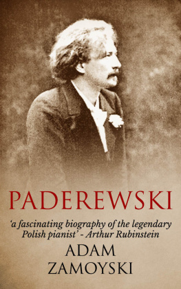 Adam Zamoyski Paderewski