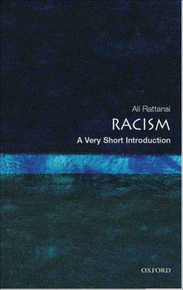 Ali Rattansi - Racism: A Very Short Introduction