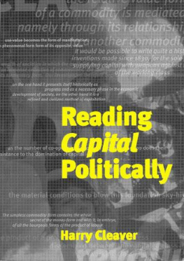 Cleaver Harry - Reading Capital Politically