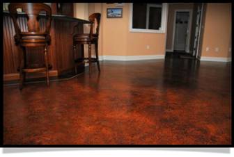 Photo Courtesy of Prw ebco m Stained concrete floors appeal to many - photo 3