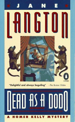 Jane Langton Dead As a Dodo (A Homer Kelly Mystery)